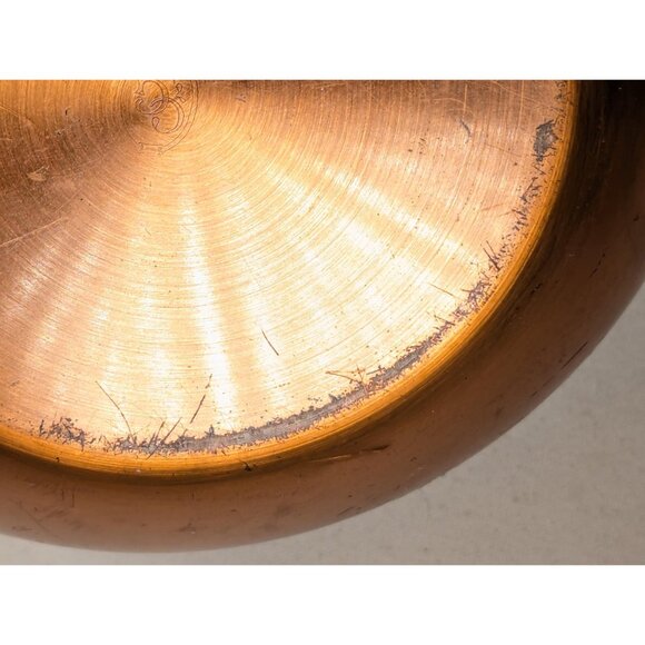 Vintage 7" copper mixing bowl, USA made Copper-craft Guild vintage home decor, - Picture 8 of 10